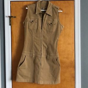 Sergio Valente Camel colored stretchy denim dress